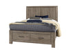 Vaughan Bassett Yellowstone King Panel Storage Bed in Dapple Grey image
