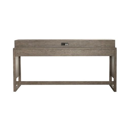 Liberty Furniture Bartlett Field Console Bar Table in Dusty Taupe image