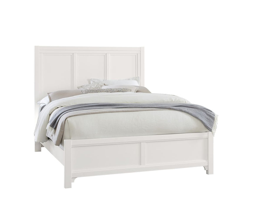 Vaughan Bassett Cool Farmhouse Panel King Bed in Soft White image