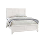 Vaughan Bassett Cool Farmhouse Panel King Bed in Soft White image