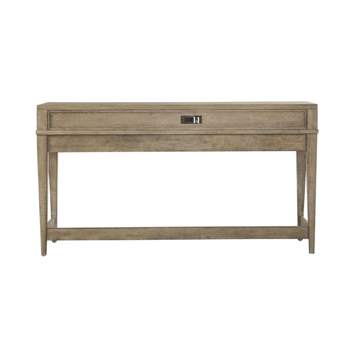 Liberty Furniture Devonshire Console Bar Table in Weathered Sandstone