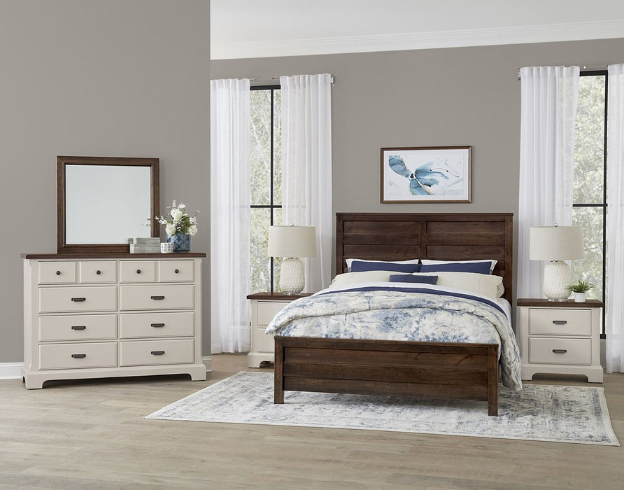 Vaughan Bassett Lancaster County Landscape Mirror in Amish Walnut