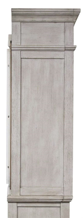 Liberty Heartland 66" Entertainment Center with Piers in Antique White