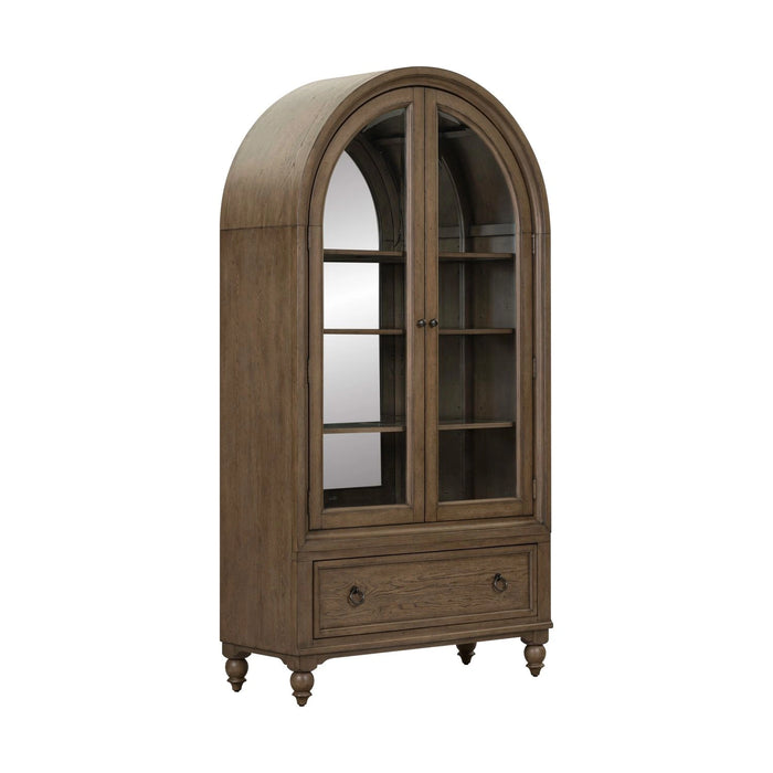 Americana Farmhouse Arched Display Cabinet image