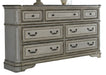 Liberty Magnolia Manor Seven Drawer Dresser in Antique White image