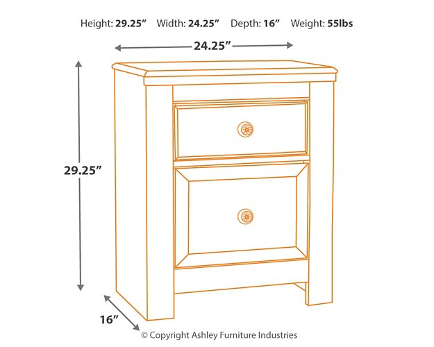 Paxberry Youth Nightstand