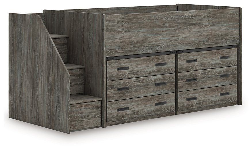 Frandern Loft Bed with Drawer Storage