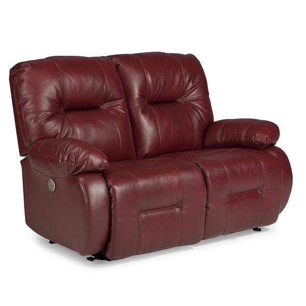 BRINLEY LOVESEAT LEATHER POWER HEAD TILT SPACE SAVER LOVESEAT - L700CZ4