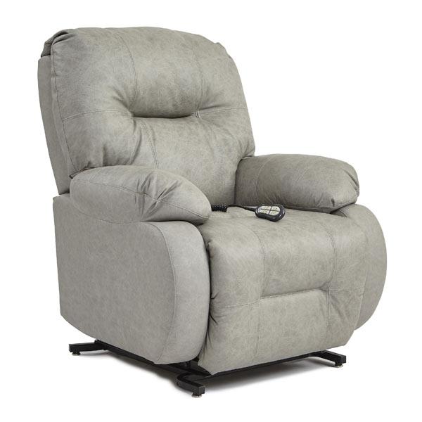 BRINLEY LEATHER POWER ROCKER RECLINER- 8MP87LV