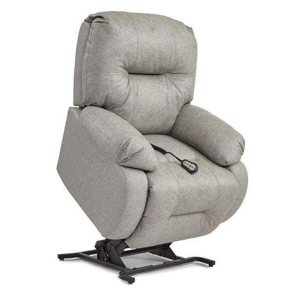 BRINLEY LEATHER POWER SPACE SAVER RECLINER- 8MP84LU