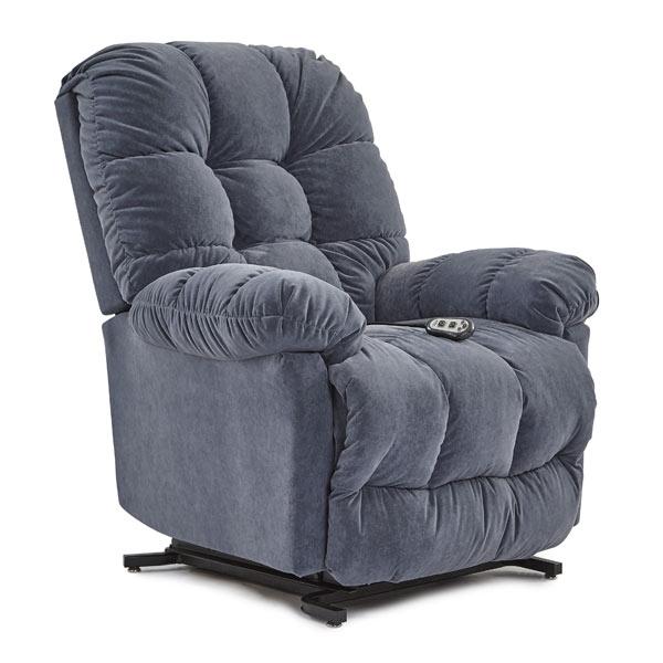 BROSMER LEATHER SWIVEL GLIDER RECLINER- 9MW85-1LV