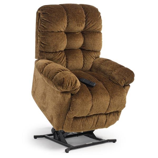 BROSMER LEATHER POWER HEAD TILT SPACE SAVER RECLINER- 9MZ84-1LU