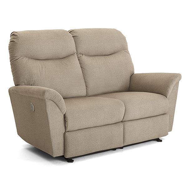 CAITLIN LOVESEAT LEATHER SPACE SAVER LOVESEAT- L420CA4