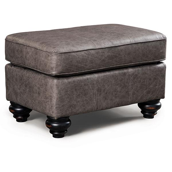 F64 LEATHER OTTOMAN- F64ELU