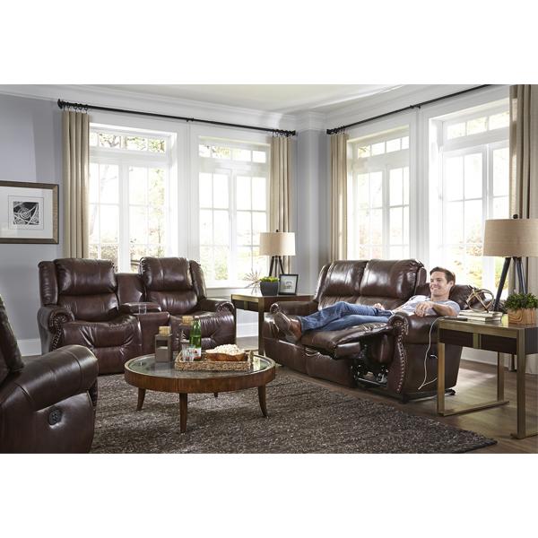 GENET COLLECTION POWER RECLINING SOFA W/ FOLD DOWN TABLE- S960RZ4