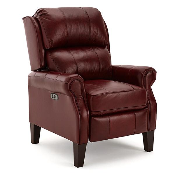 JOANNA LEATHER HIGH LEG RECLINER - 0L20RLU