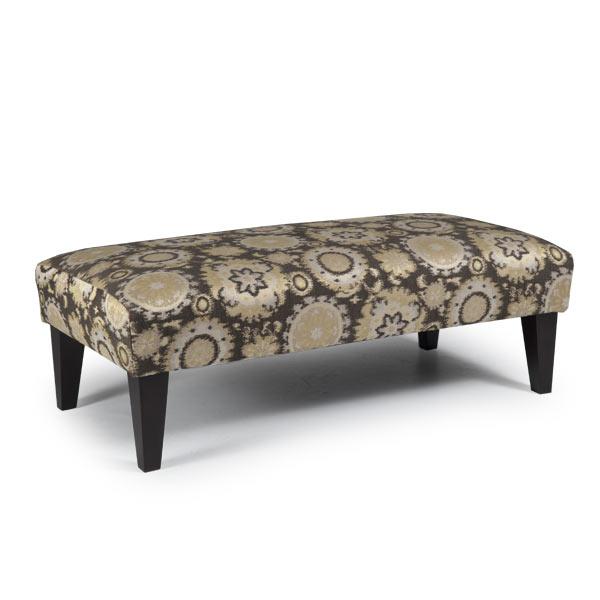 LINETTE BENCH OTTOMAN W/2 PILLOWS- 9950R2P