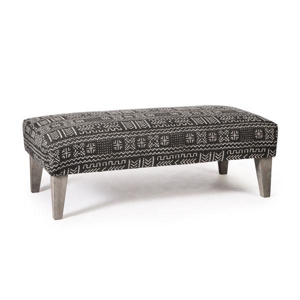 LINETTE BENCH OTTOMAN W/2 PILLOWS- 9950DW2P