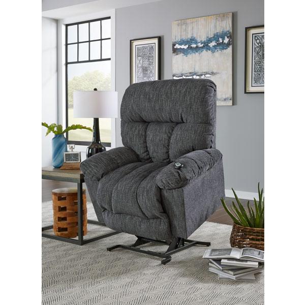 RETREAT LEATHER POWER SWIVEL GLIDER RECLINER- 8NP05LU