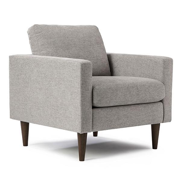 TRAFTON LEATHER CLUB CHAIR- C10BGLU