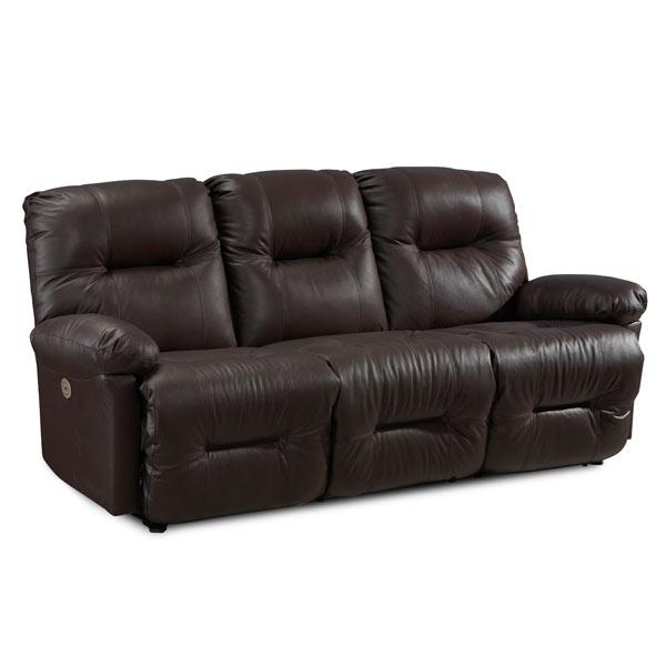 ZAYNAH COLLECTION LEATHER RECLINING SOFA- S501CA4