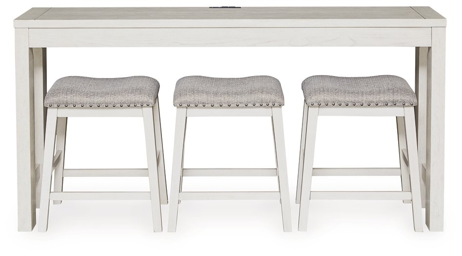 Robbinsdale Counter Height Dining Table and 3 Barstools Set