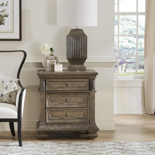 Carlisle Court 3 Drawer Night Stand with Charging Station image