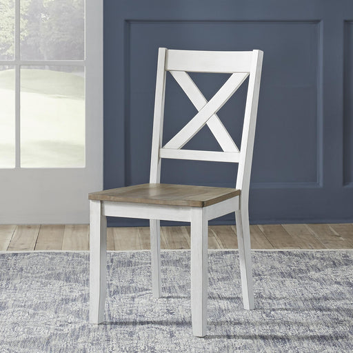 Lakeshore X Back Side Chair- White (RTA) image
