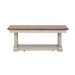 Liberty Farmhouse Reimagined Rectangular Cocktail Table in Antique White image
