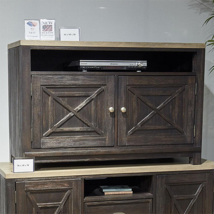 Liberty Heatherbrook 46" TV Console in Charcoal & Ash image