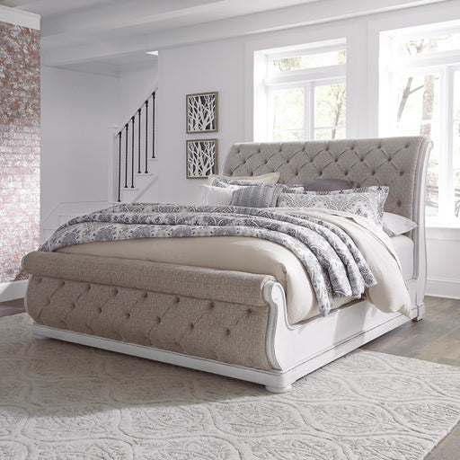 Magnolia Manor King California Upholstered Sleigh Bed image