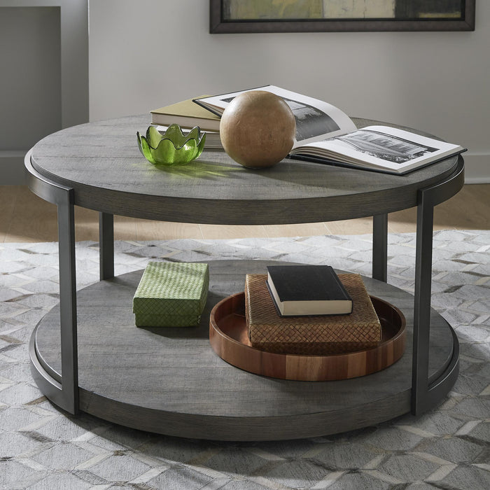 Modern View Round Cocktail Table Top image