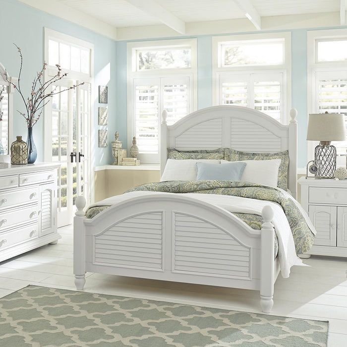 Summer House I King Poster Bed, Dresser & Mirror, Chest, Night Stand image