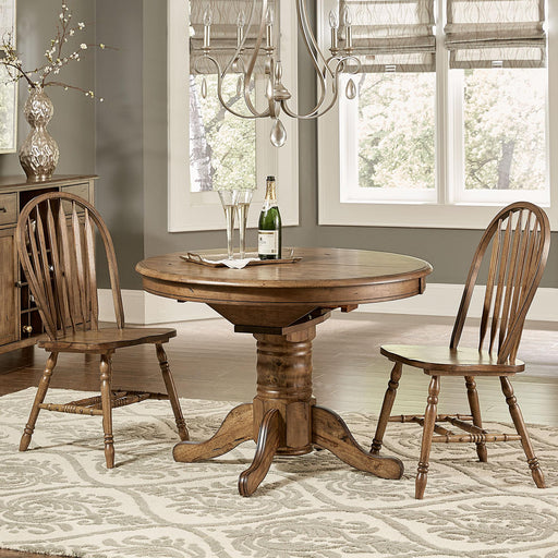 Carolina Crossing 3 Piece Round Table Set image