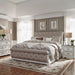 Magnolia Manor King California Upholstered Sleigh Bed, Dresser & Mirror, Nightstand image