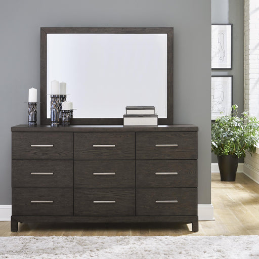 Modern Mix Dresser & Mirror image