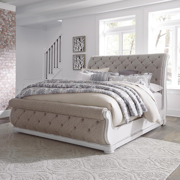 Magnolia Manor California King Upholstered Sleigh Bed image