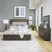 Modern Mix Queen Uph Bed, Dresser & Mirror image