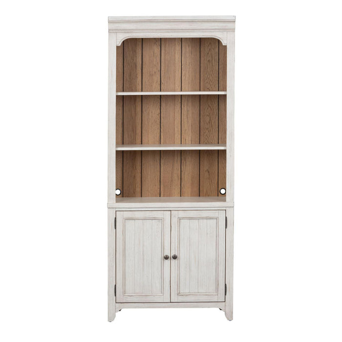 Liberty Farmhouse Reimagined Bookcase in Antique White image