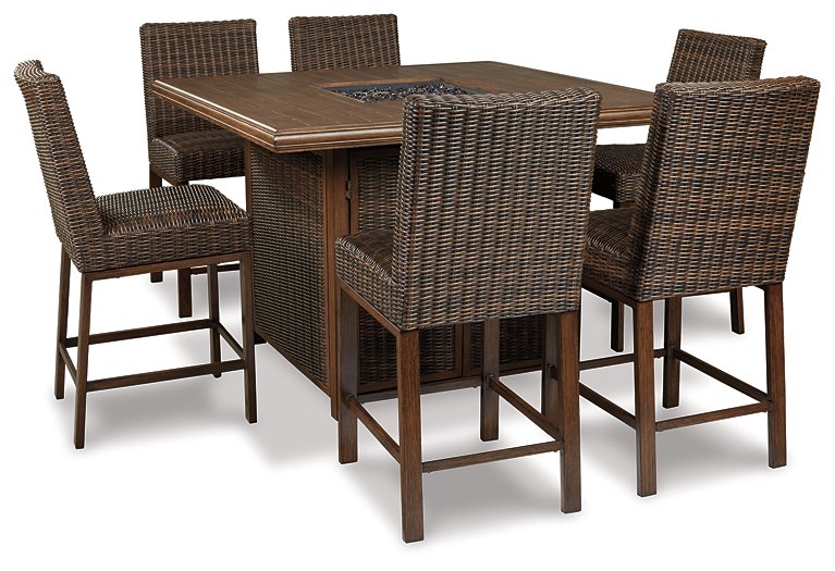 Paradise Trail Outdoor Bar Table Set