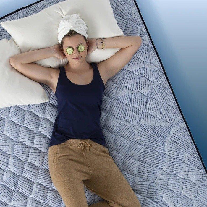 Serta Perfect Sleeper Innerspring Mattress Blue Lagoon Nights Medium Tight Top