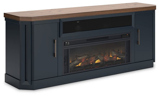 Landocken 83" TV Stand with Electric Fireplace image