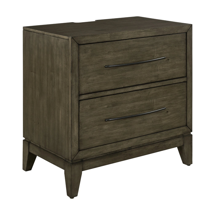 Shaker Lakes Nightstand w/ Charging Station image