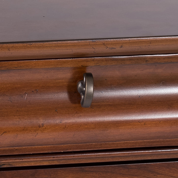 Rustic Traditions Sleigh Bed, Dresser & Mirror image
