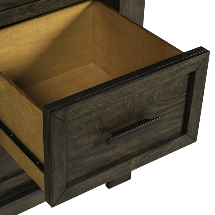 Thornwood Hills Two Sided Storage Bed, Dresser & Mirror, Chest image