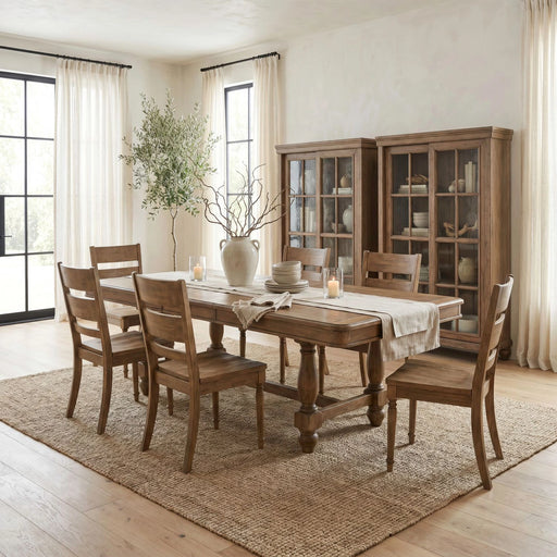 Homestead Haven 7 Piece Trestle Table Set image