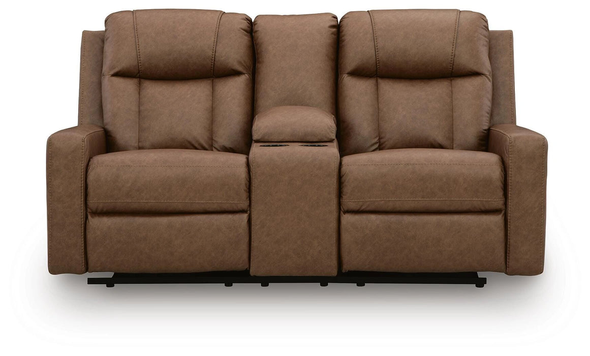 Mackmenville Reclining Loveseat with Console
