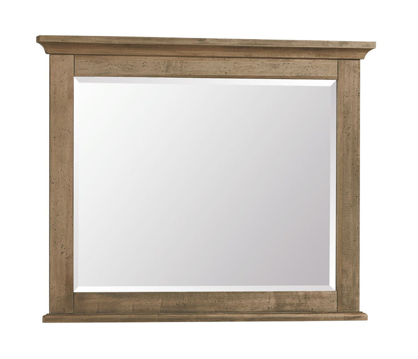 Vaughan Bassett Carlisle Landscape Mirror in Warm Natural image