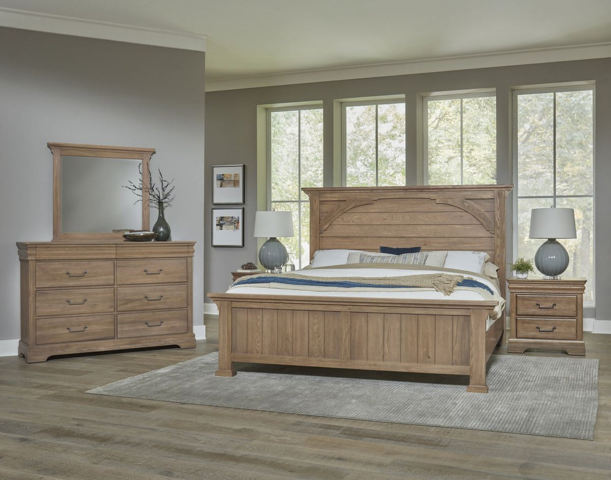 Vaughan Bassett Vista 8-Drawer Dresser in Natural Oak